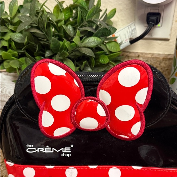 The Crème Shop | Minnie Mouse Red Polka Dot Kids Cosmetic Bag - Picture 2 of 8